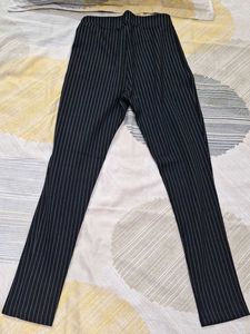 Striped Black Pants