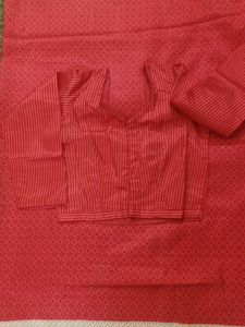 Saree With XL Size Blouse