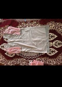 Pink &amp; Silver Embroidered Pakistani Suit
