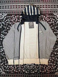Striped Zip-Up Hoodie