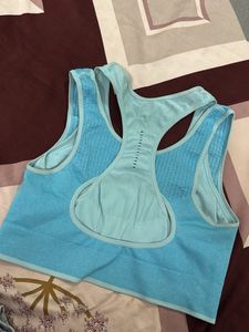 Blue Sports Bra