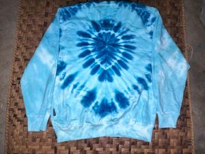 Tie Dyed Blue Sweater
