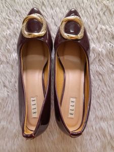 Burgundy Heels & Wedges For Women's