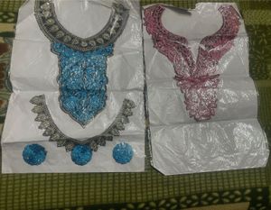 Embroidered Neck Patches (Set of 2)