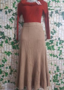 New Woolen Long😍Skirt