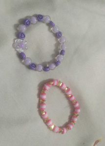 Cute Beaded Bracelets - Set of 2