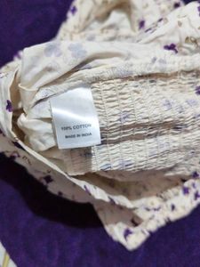 Floral Print Peter Pan Collar Top