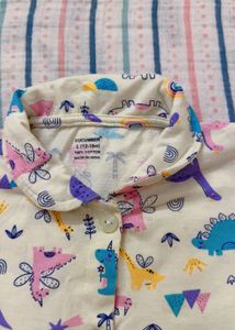 Cute Dinosaur Print Dress