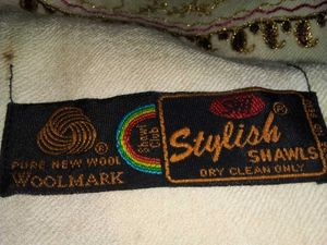 Womens Golden Shwal.