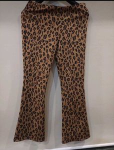 ZARA Leopard Print Flare Leggings