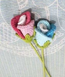 Handmade Crochet Roses 🌹