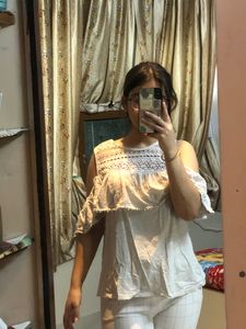 Casual Light Pink Top