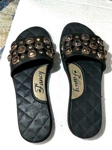 Fancy Black Slipper