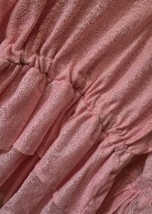 Elegant Pink Ruffle Peplum Top