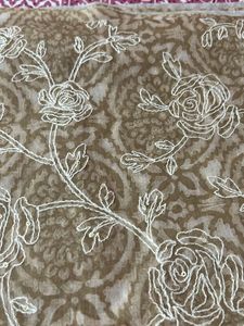Thread work cotton dress material