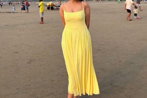 SAVANA Yellow Maxi Dress