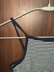 Striped Cropped Tank Top