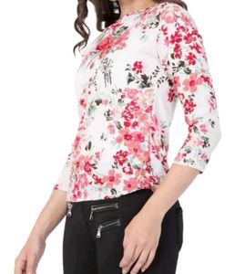 Floral &amp; Plaid 3/4 Sleeve Tops