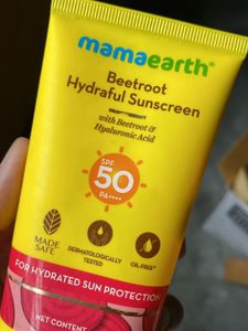 Mamaearth Beetroot Hydraful Sunscreen