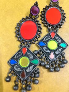 Colorful Ethnic Earrings