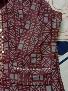 New Silk Kurti - 38 Size