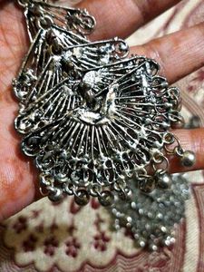 Peacock Jhumka Earrings