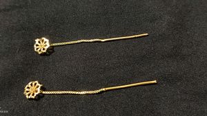 Needle And Thread Model Earrings