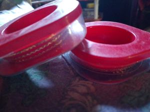 Red &amp; Gold Bangles - Set of 6