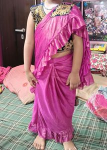 Baby Girl Saree With Blouse