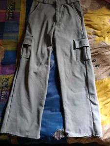 Grey Cargo Pants