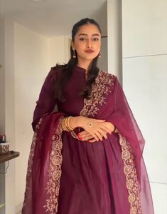 Elegant Maroon Kurta Set