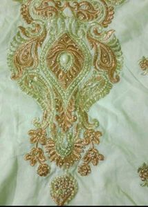 Elegant White patiyala Kurta Set