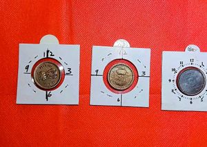 5 Rs Huge Rotation Error Coin