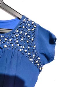 Blue Party Gown
