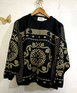 Vintage Patterned Sweater