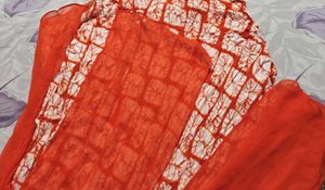 Orange Layered  Dress👗