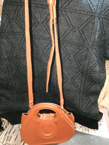 Unique Handle Crossbody Bag