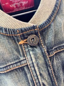 Madame Denim Jacket Charcoal Black