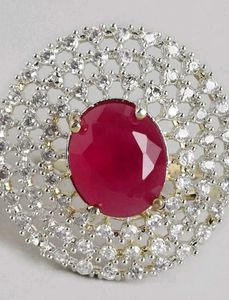 Sparkling Silver Ring