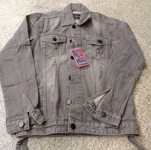 Cinocci Gray Denim Jacket