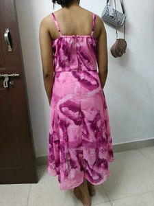 Pink Abstract Dress