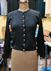 Elegant Black Cardigan