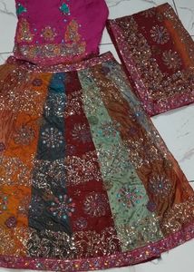 Gujarati Lehenga Choli Set