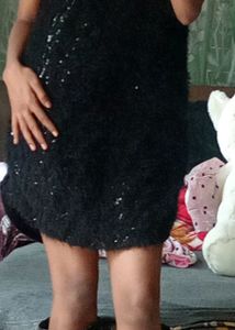 embellished Polyester Dress