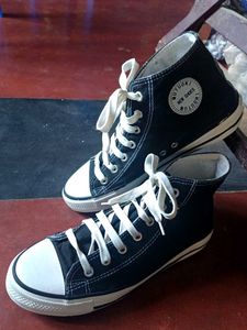 Black High Top Sneakers