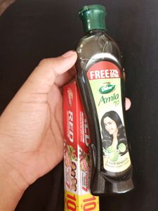 Dabur Hair Oil And 10rs Toothpaste Freee!