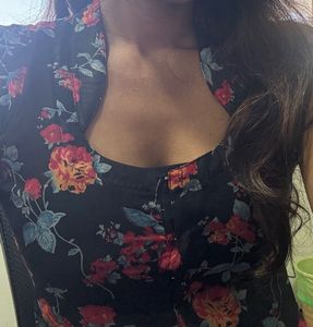 Design Neck Laced Border Kurti