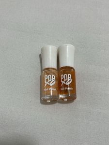 Brand Bew Pop XO Orange Base and Top Coat