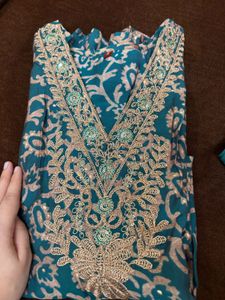 Heavy Work Kurta With Pants