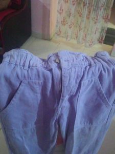 Lavender Denim Pants